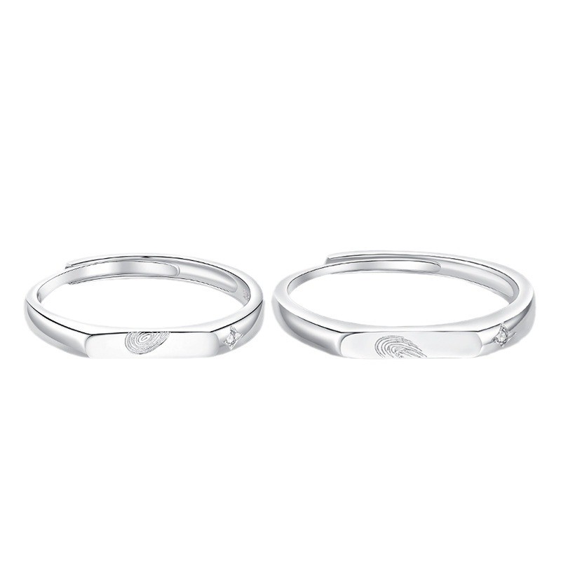 Nhẫn đôi tình yêu bạc S925