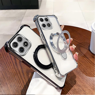 Ốp Lưng Silicon Cho Honor X6C X6 X6S X8 4G 5G X6A X6B X8A X8B X8C Ốp Điện Thoại MỚI Vỏ Bảo Vệ Bốn Góc Có Giá Đỡ