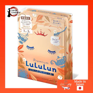 LuLuLun Premium Lululun Black Tea (English Breakfast Tea Scent) Sheet Mask Face Pack- Direct from Japan