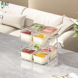 Khay Trái Cây Có Nắp Và Chia Cho Hạt Kẹo Đồ Ăn Nhẹ Nhà Bếp Phòng Khách Bàn Tổ Chức