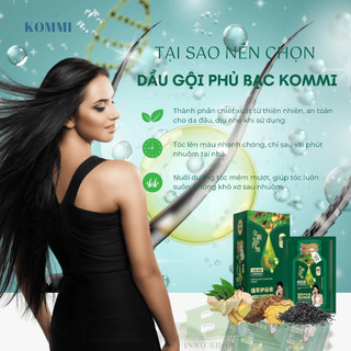 Thảo Dược Tại NhàHộp 10 Gói Tinh Chất Nhuộm Tóc，nhuộm tóc tại nhà，Dầu Gội Phủ Bạc Thảo Dược