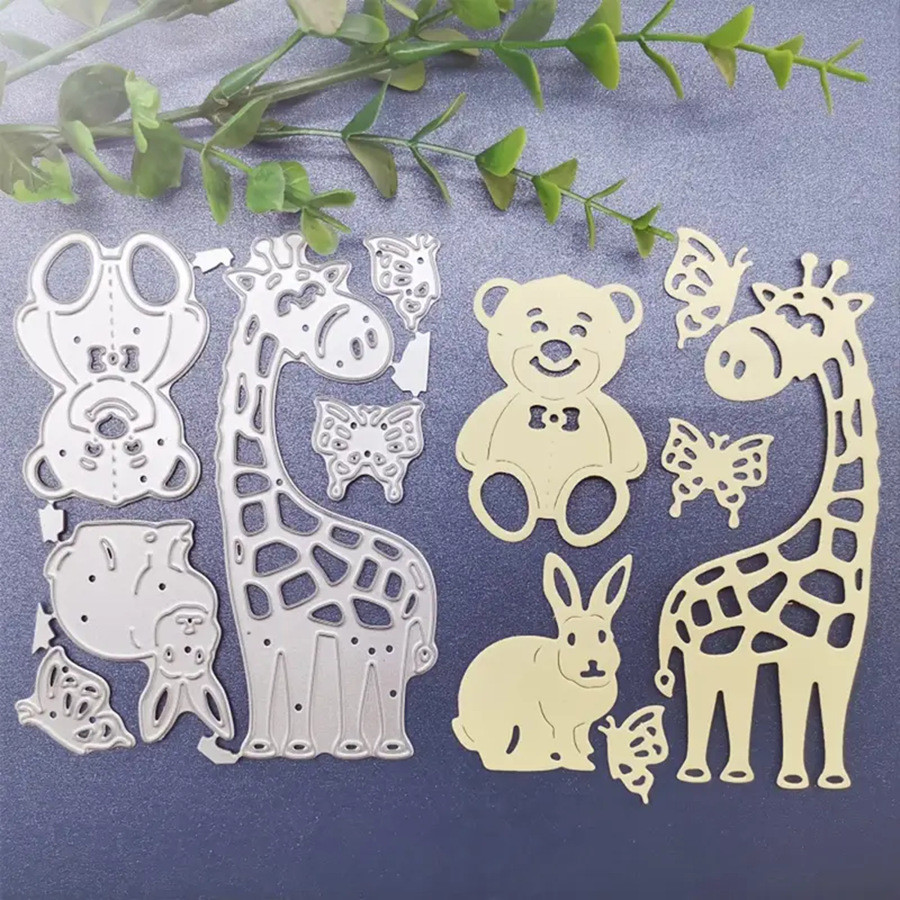 Động Vật Chim Kim Loại Thép Carbon Cắt Khuôn DIY Dập Nổi Mẫu Sổ Lưu Niệm Album Ảnh Thiệp Chúc Mừng Cắt Chết Giấy Nghệ Thuật Khuôn