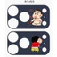 Dành Cho iPhone 17 Pro / 17 Pro Max DIY Crayon Shin-chan Mềm Mờ Camera Giấy Dán Phim / Bảo Vệ Camera Chống Trầy Xước