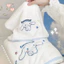 Mũ tóc khô nhanh để tắm & tắm | Bộ khăn lông cừu san hô Sanrio dễ thương có dây thun, phụ kiện tóc chống trượt đa kích thước