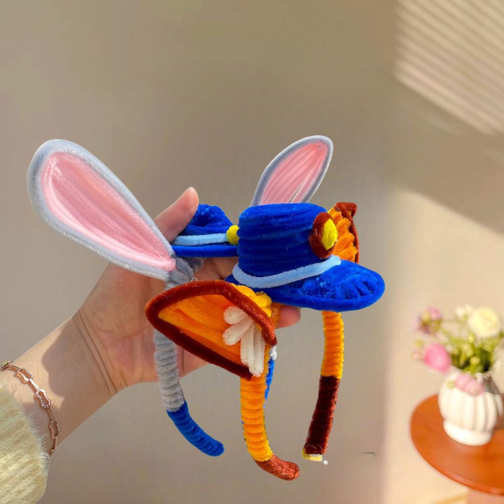 YT4 Zootopia Nick Wilde Băng Đô Hoạt Hình Dễ Thương - Phụ Kiện Tóc Thời Trang Đa Năng