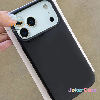 Vỏ Cho IPhone 17 11 16 13 14 12 15 Pro Max X XS Max XR 15 14 16 Plus Air Mẫu Kẹo Màu Đơn Giản Mẫu Da Màu Mềm