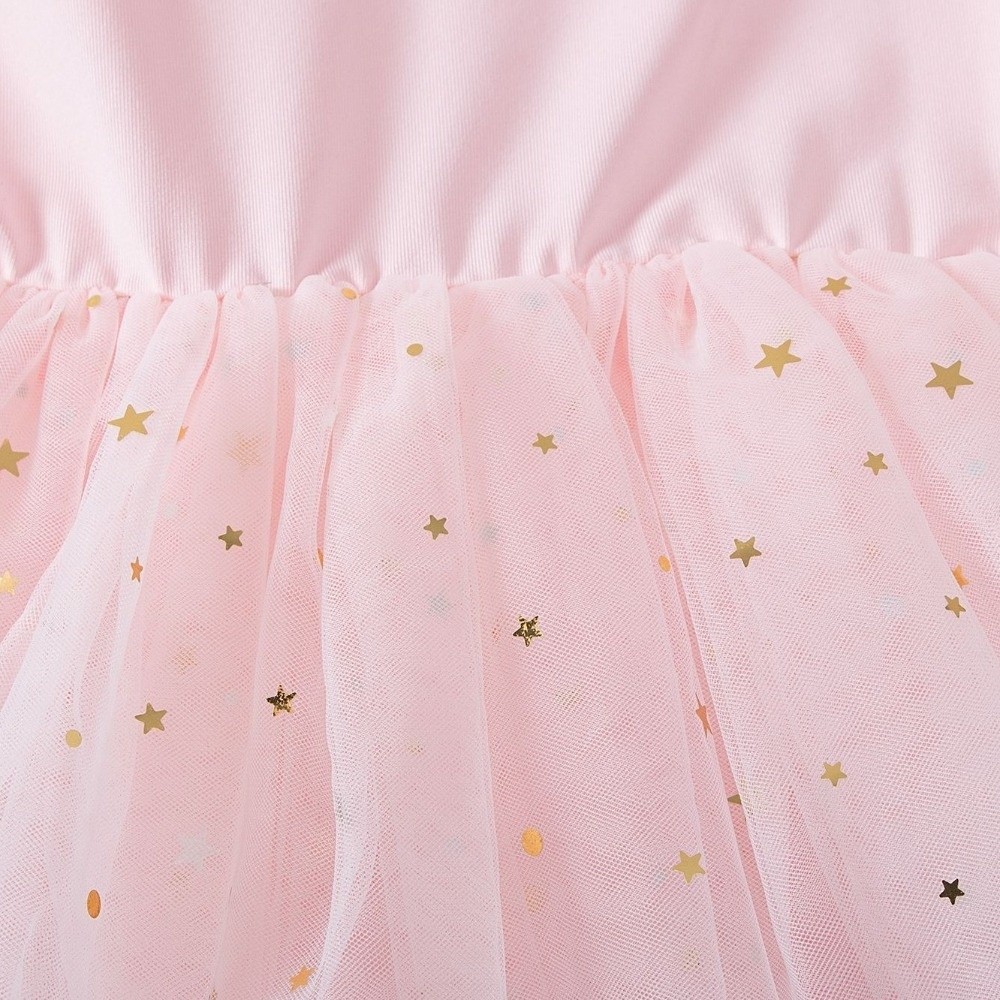 HOBBYIN Bé Gái Ballet TuTu Đầm, Dây Đeo chéo Sequin Váy múa ba lê trẻ em, Trang phục khiêu vũ chuyên nghiệp Váy hoàng tử Váy khiêu vũ mềm mại Váy cổ tích chấm điểm