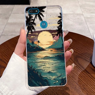 Dành Cho Motorola Moto E6 Chơi Ốp Lưng Trong Suốt Mềm TPU Silicone Thỏ Dễ Thương Ốp Lưng Cho MOTO E6Play 2019 Ốp Lưng Bảo Vệ Vỏ Điện Thoại