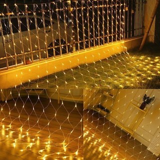 Đèn led lưới mắt cáo 3mx2m trang trí ngoài trời-Trang trí ngoài trời, sắp xếp lễ hội cây Giáng sinh trang trí nhà vườn
