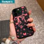 Ibumpers Ốp Điện Thoại Nơ Màu Hồng Đẹp Họa Tiết Hoa Silicon Mềm Cao Cấp Chống Sốc Cho iPhone 11 12 13 14 15 16 17 Pro Max IP 7 8 Plus Iphon X XS XR Xs max