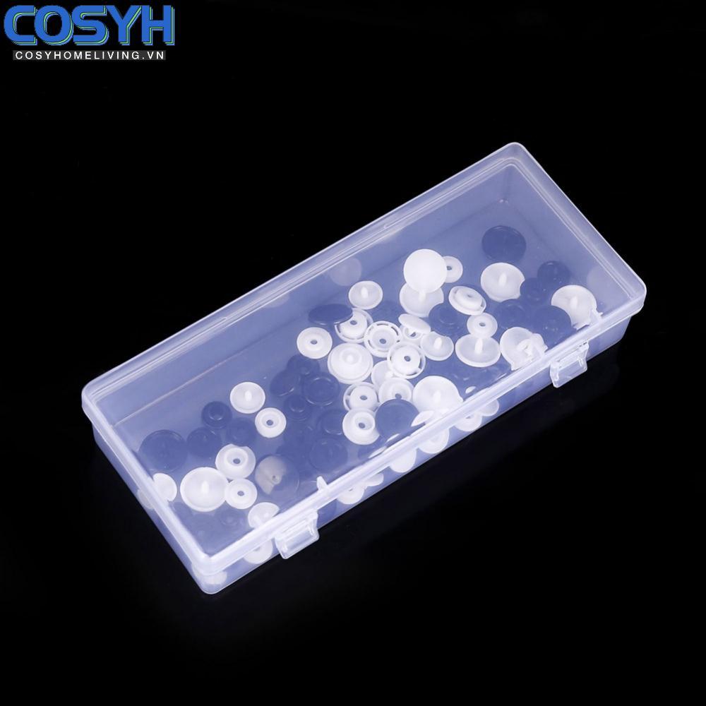 <cosyh>Storage Box Transparent 15.5*6.3*3cm Bead Clear Container Cosmetics Holder