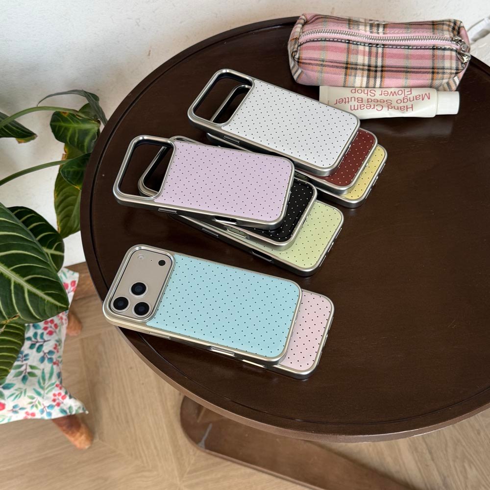 Ốp Lưng Cứng Tương Thích Với iPhone 13 14 14Pro 14ProMax 15 15Pro 15ProMax 16 16Pro 16ProMax 17 17Pro 17ProMax Ốp Họa Tiết Điểm Sóng Nhỏ