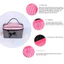 Túi đựng mỹ phẩm FAVORITEGOODS, Túi đựng đồ trang điểm di động, Túi xách sọc nơ thời trang du lịch