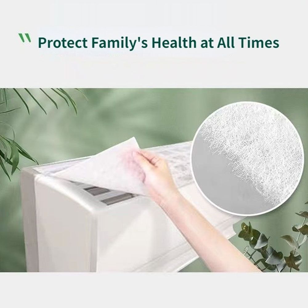 CHEESELY 5 đầu vào điều hòa không khí, Tấm lọc lọc không khí gia đình đa năng, Vỏ khử trùng Bộ lọc bông chống bụi cho nhiều thương hiệu