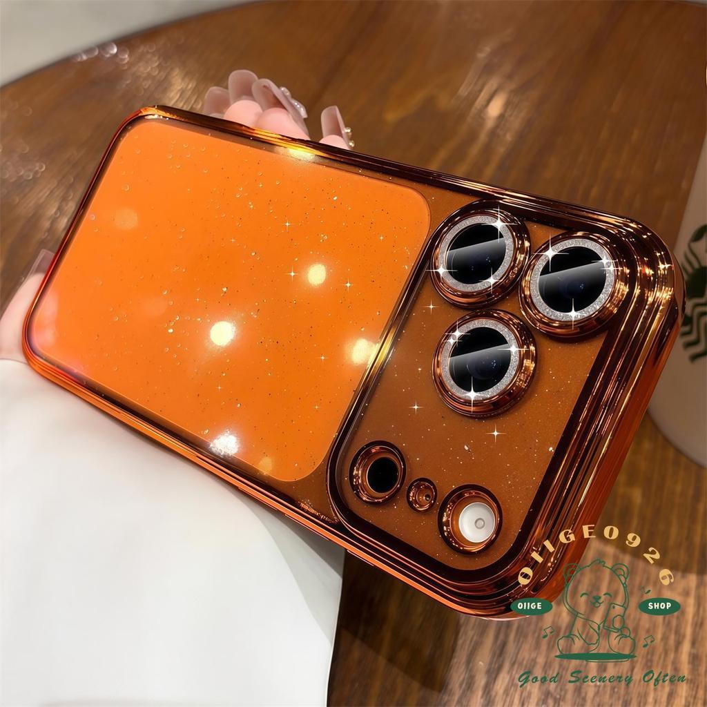 【 Ốp lưng iPhone17 】 Vỏ điện thoại lấp lánh mạ chống rơi iPhone17 Pro Max16 15 14 13 12 cho vỏ iPhone Vỏ mềm silicon TPU chống sốc