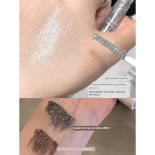 🔥 có hàng sẵn 🔥 không trang điểm tự nhiên và tươi sáng Trang điểm giáng sinh không thấm nước siêu sáng bóng Trang điểm Giáng sinh lấp lánh lâu dài Mascara ☀Mascara kim cương hồng ngọc trai chống thấm nước ※