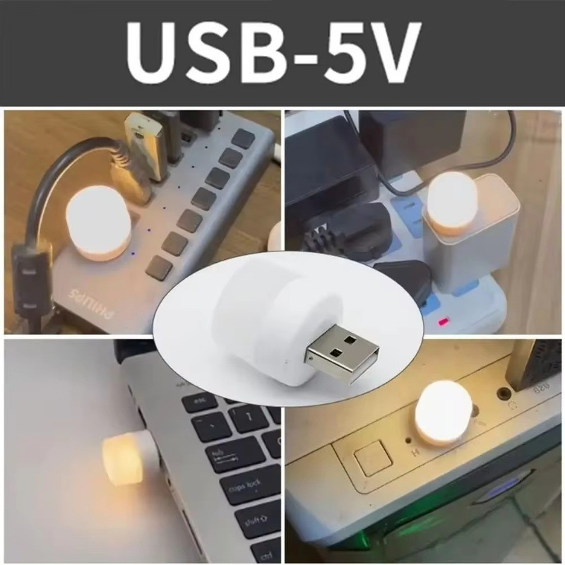 10 / 20 / 30 Chiếc Mini USB Cắm Đèn Ngủ / Bảo Vệ Mắt Đèn LED Đọc Sách Đèn Di Động