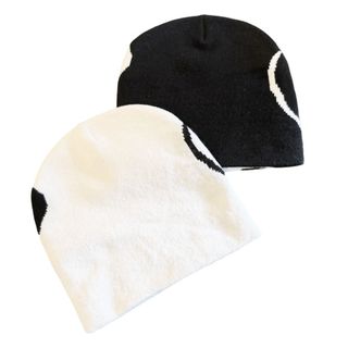 Mũ Beanies Dệt Kim Trung Tính Ấm Áp, Phong Cách Cổ Điển Y2K, Thích Hợp Dạo Phố