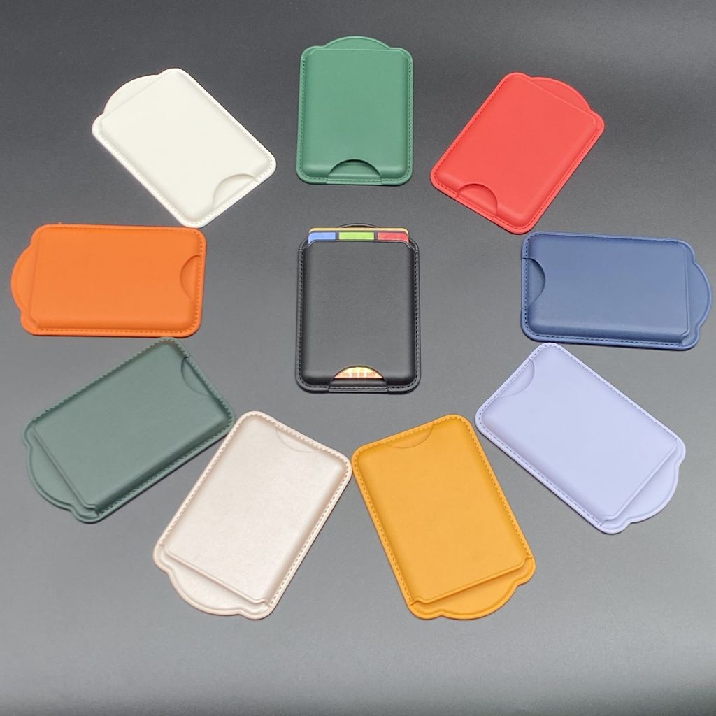 Da PU Đựng Thẻ Ví Đựng Thẻ Dành Cho apple iPhone 17 Air 16 15 Pro Max Samsung Galaxy S25 S24 Ultra