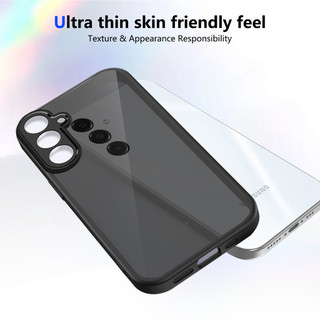 Dành Cho Samsung Galaxy A05s 4G Ốp điện thoại Cứng Mờ Da-Cảm Giác Mềm Khung TPU Chống Sốc Mỏng Mỏng