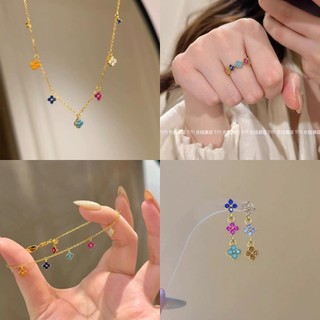 Bộ trang sức zircon màu xanh lá cây với vẻ đẹp cổ điển, sang trọng - Quà tặng hoàn hảo cho cặp đôi