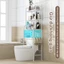 𝐅𝐔𝐑𝐍𝐈𝐒𝐇 𝐅𝐈𝐄𝐒𝐓𝐀 Vệ Sinh Kệ Bồn Cầu 3 Tầng Kệ Máy Giặt Đa Năng Kệ Toilet Nhà Thép Cacbon Phong Cách