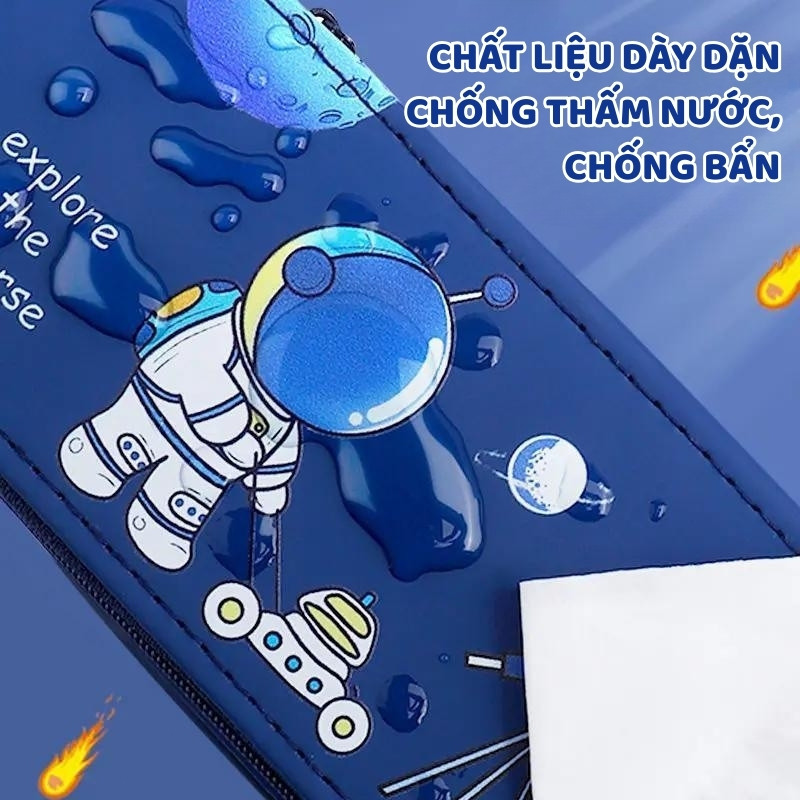 Hộp Đựng Bút Tiểu Phi Hiệp 2 Tầng – Túi Đựng Bút Học Sinh Dễ Thương, Nhiều Ngăn Tiện Dụng