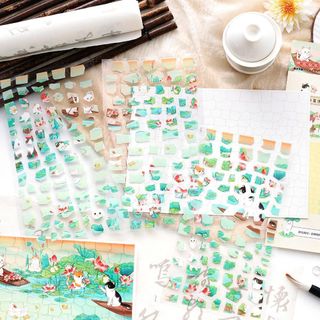 Infeel.Me Old Things Repairer 6.0 Chất liệu vui nhộn Nhãn dán cảnh tự làm Kích thước siêu lớn Nhãn dán cảnh quan