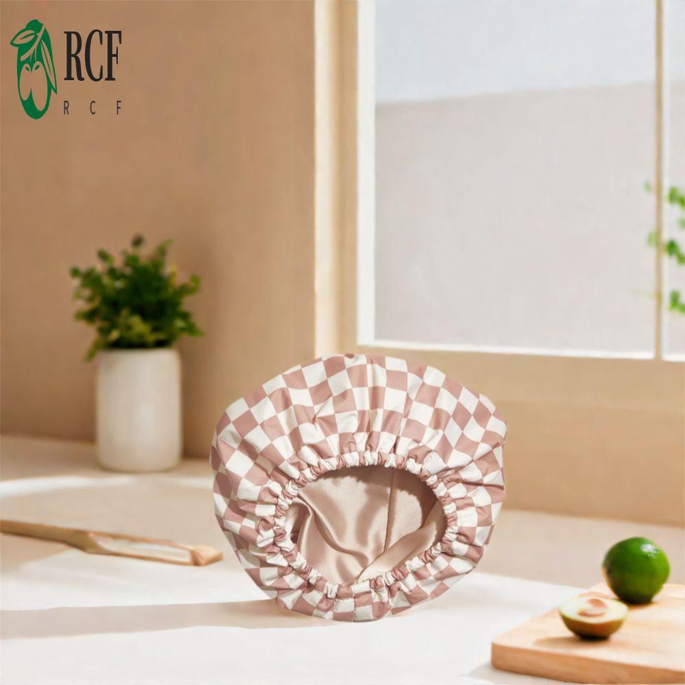 Mũ tắm kẻ sọc chống nước - Thiết yếu chăm sóc tóc tắm hai lớp