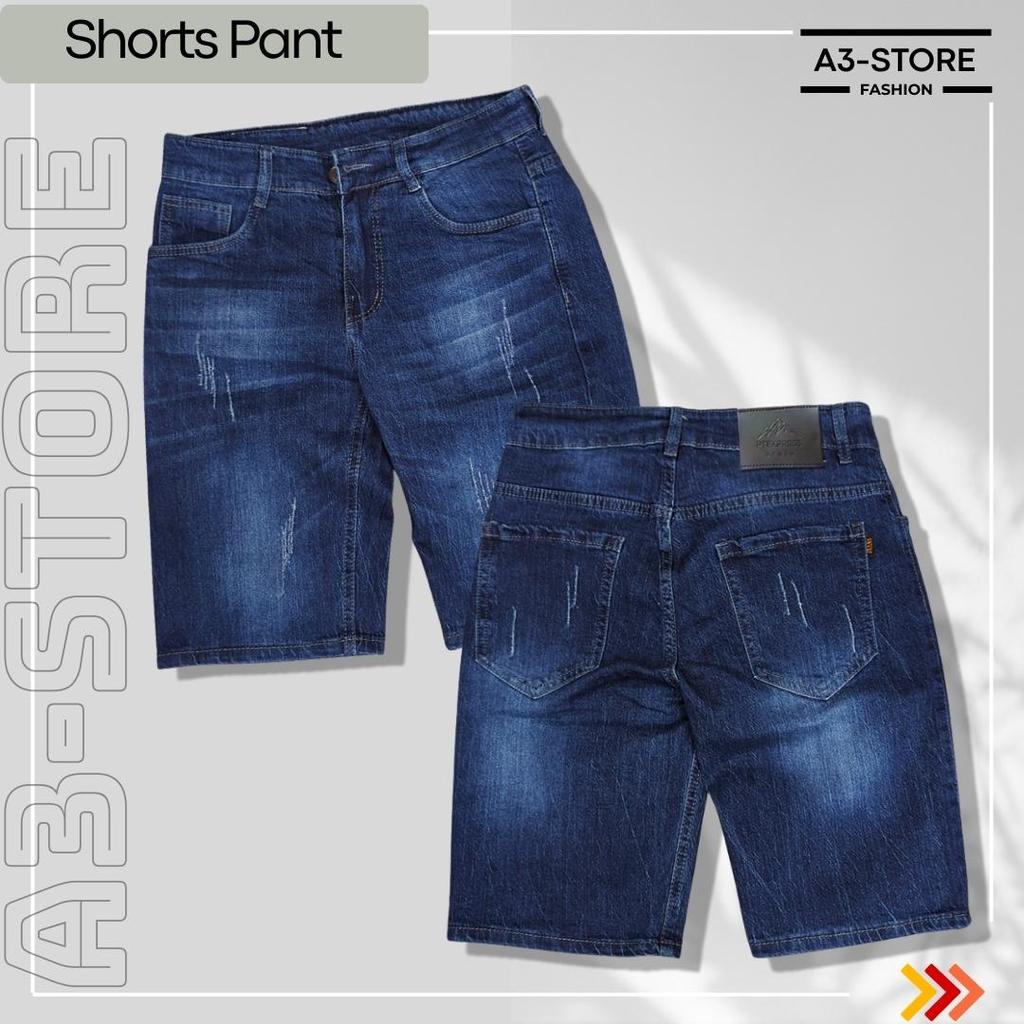 (Sọt Jean Nhiều Màu Có Size Lớn) Quần Short Jean Wash Nhẹ A3Store – Jean Co Giãn Thoải Mái | BigBuy360 - bigbuy360.vn