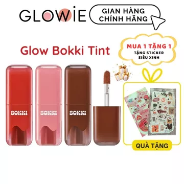 [QUÀ TẶNG HẤP DẪN] Son Tint Bóng Black Rouge Glow Bokki Tint, Son Lì Tạo Hiệu Ứng Căng Mọng Môi