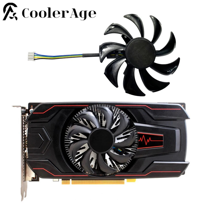 Quạt Card Video Thay Thế Cho Sapphire RX 460 550 2G D5 ITX Mới Chính Hãng 85MM GA91S2M RX460 RX550 Quạt Làm Mát Card Đồ Họa