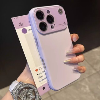 Giống như 17Promax Phim bảo vệ ống kính Hương thơm Vỏ điện thoại silicon lỏng màu cam cho iPhone 17Pro 16Promax 13 14 15 Pro Max 12Promax Vỏ điện thoại di động nữ chống sốc