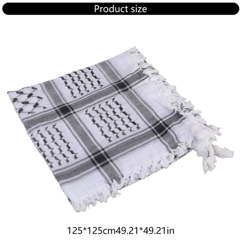 Khăn Shemagh Ả Rập Sa Mạc - Perfect Cho Hoạt Động Ngoài Trời Và Đi Bộ
