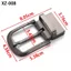 Thanh cuối NKSFX, Thay thế khóa thắt lưng cổ điển Prong đơn, Thủ công bền bỉ DIY Khóa chốt 3,5cm