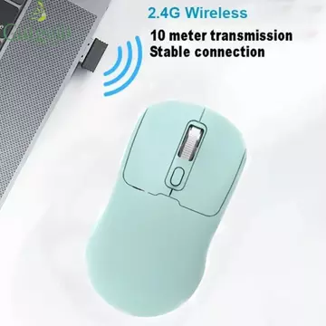 Chuột không dây máy tính xách tay GUTGOJO, Chuột không dây im lặng 2.4G chế độ kép, Chuột không dây quang di động có thể sạc lại độ chính xác cao Chuột tiện dụng máy tính xách tay