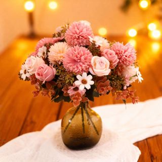 Hoa Giả Hoa Hồng Lụa Cao Cấp Trang Trí Nhà Cửa Decor Phòng Khách Thẩm Mỹ Vintage Bắc Âu Bó Cúc Nhân Tạo Như Thật Sang Trọng Studio Bàn Làm Việc Đám Cưới Sự Kiện Quà Tặng Đẹp Lung Linh Phụ Kiện Chụp Ảnh Cây Cảnh Văn Shop Cafe Sáng Tạo Đa Năng Tươi Tắn