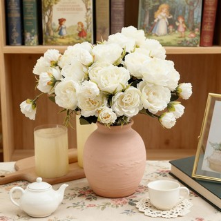Bó Hoa Mẫu Đơn Giả Hoa Hồng Lụa Cao Cấp Decor Trang Trí Nhà Cửa Cẩm Tú Cầu Retro Châu Âu 30cm Để Bàn Phòng Khách Tiệc Cưới Sang Trọng Phụ Kiện Chụp Ảnh Đạo Cụ Bình Cắm Sẵn Sắc Màu Vintage Quà Tặng Đẹp Lung Linh Giống Thật Tinh Tế Đẳng Độc Đáo Mới Nhất