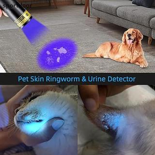 [sportoutdoor] Đèn pin UV 3W 365nm Đèn pin sạc USB cho thú cưng Nước tiểu Tinea Money Ore Scorpion Bút đánh dấu mực vô hình [out]