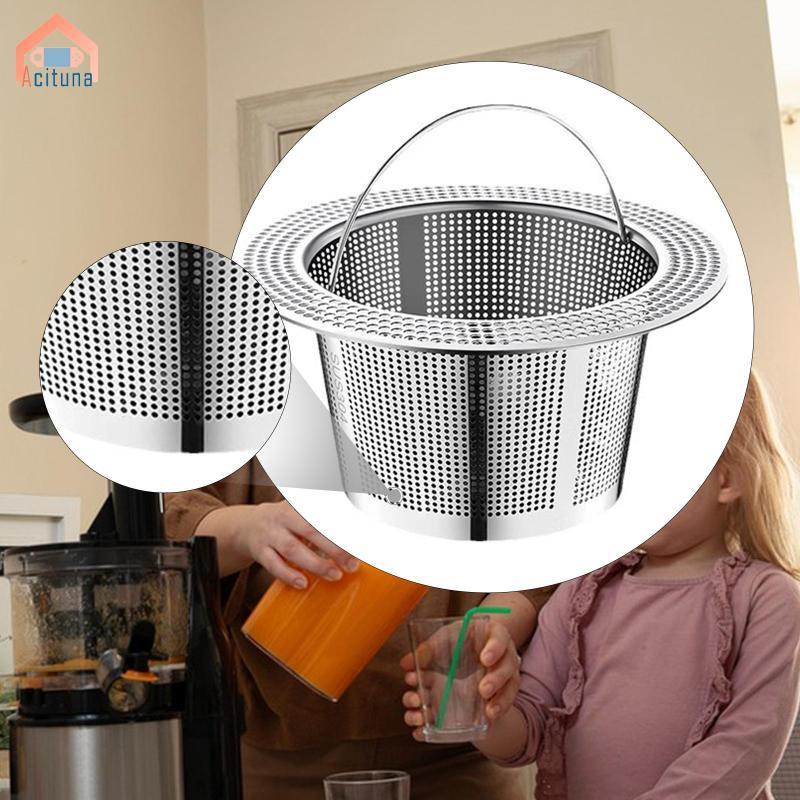 Lưới mịn Lọc Thép không gỉ có tay cầm Bộ phận máy ép trái cây Sàng lọc ép lạnh Máy lọc nước ép cho gạo Trà lá rời