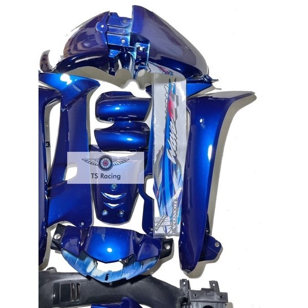 Dàn áo wave alpha - wave nhỏ màu xanh đen - tặng team 3 lớp