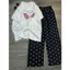 sét Bộ Đồ nữ quần hoạ tiết nơ + kết hợp áo phông tay lỡ unisex -hình con nhện -quanao94