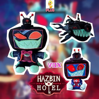 PLUS✨In Stock✨Hazbin Hotel Plush Doll Fun Hazbin Hotel Vox Búp bê gấu Đồ chơi nhồi cho trẻ em và người lớn  HazbinHote Shok.Way Plushy Quà sinh nhật cho trẻ em Quà Giáng sinh