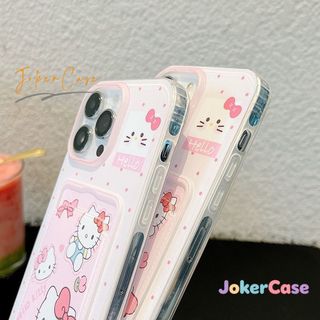 Ốp Cho IPhone 17 14 16 15 11 12 13 Pro Max XR X XS Max 15 16 14 8 7 Plus SE 2020 Air Hộp đựng thẻ mềm hình mèo dễ thương