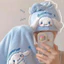 Mũ tóc khô nhanh để tắm & tắm | Bộ khăn lông cừu san hô Sanrio dễ thương có dây thun, phụ kiện tóc chống trượt đa kích thước