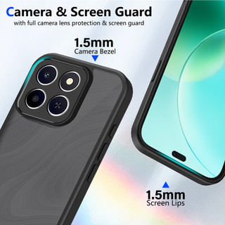Dành Cho Honor X6C / X8C 4G Ốp điện thoại Cứng Mờ Da-Cảm Giác Mềm Khung TPU Chống Sốc Mỏng Vỏ