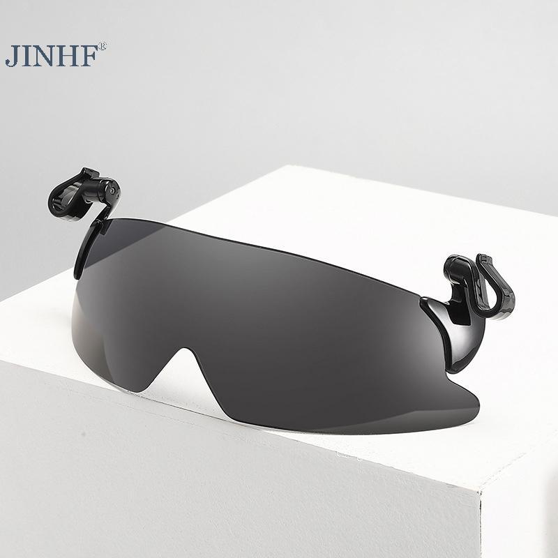 JINHF 1 Kẹp Có Thể Điều Chỉnh Kính Mát Thể Thao Flip-Up Cover Kính Mát Chống Tia UV Kẹp Trên Mũ Kính Đi Xe Đạp HOT