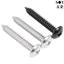 Chất liệu thép không gỉ 316 / 304 Đầu phẳng lớn Vít tự khai thác Đầu nấm Đầu ô Phillips Đuôi nhọn Vít gỗ M3M3.5M4