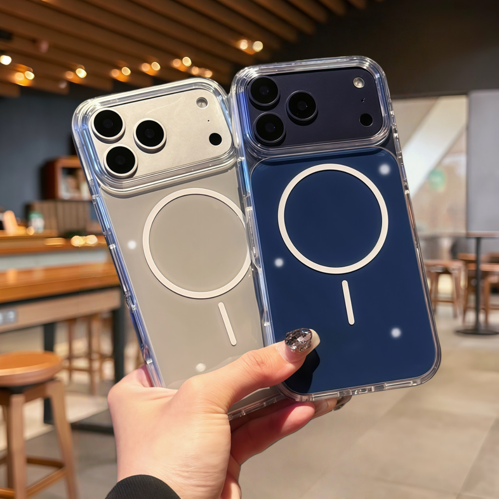 Ốp điện thoại từ tính đơn giản và đa năng cho IPhone 17 Pro Max 16 11 13 14 15 Pro Max 15 16 plus Vỏ có Camera Bảo vệ toàn diện Vỏ chống sốc Vỏ cứng Vỏ bảo vệ điện thoại
