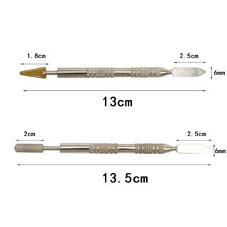 [COD] Bút nhuộm dán NOOKSTORY, Bút dầu viền da bằng thép không gỉ DIY, Da lăn sơn hai đầu chuyên nghiệp